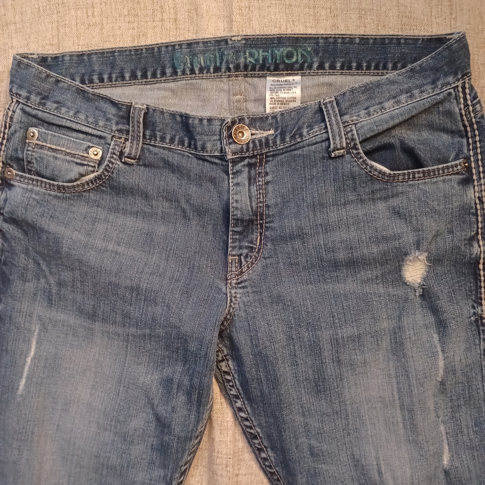Cruel Denim Rhyon Distressed Jeans Women's Size 30/9R